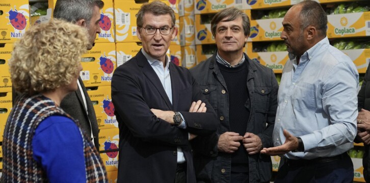 Alberto Núñez Feijóo visita La Palma