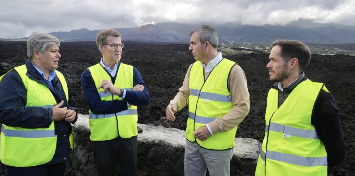 Alberto Núñez Feijóo visita La Palma