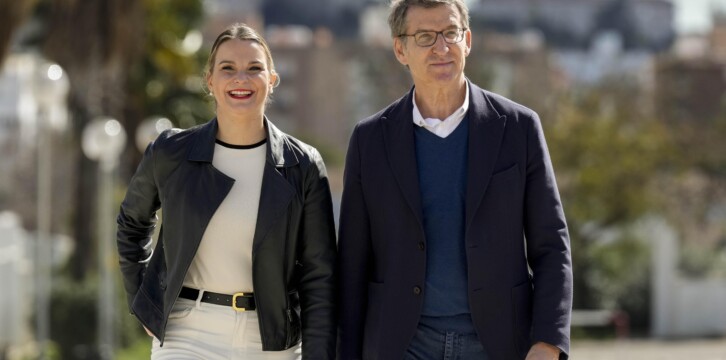 Alberto Núñez Feijóo y Marga Prohens clausuran una comida mitin del PP de Ibiza.