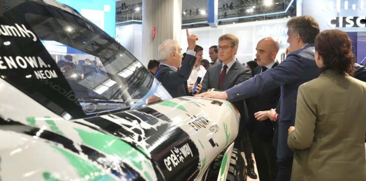 Alberto Núñez Feijóo visita Mobile World Congress 2023