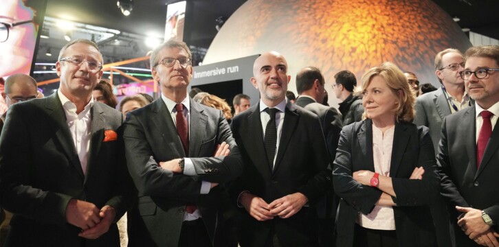 Alberto Núñez Feijóo visita Mobile World Congress 2023