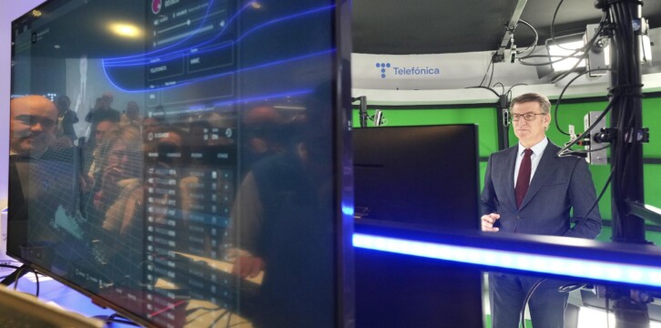 Alberto Núñez Feijóo visita Mobile World Congress 2023