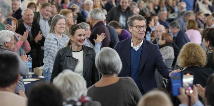 Alberto Núñez Feijóo y Marga Prohens clausuran una comida mitin del PP de Ibiza