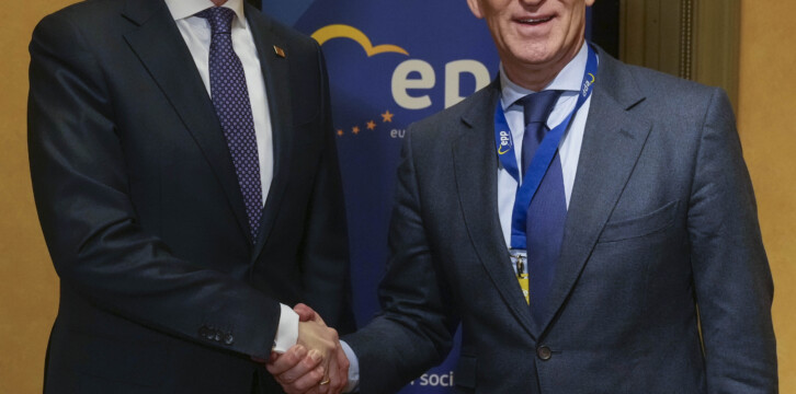 Alberto Núñez Feijóo con el Primer Ministro de Letonia