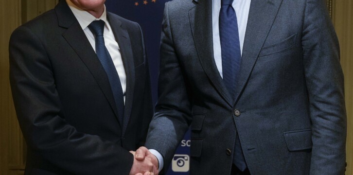 Alberto Núñez Feijóo con Éric Ciotti Pte de Les Republicains