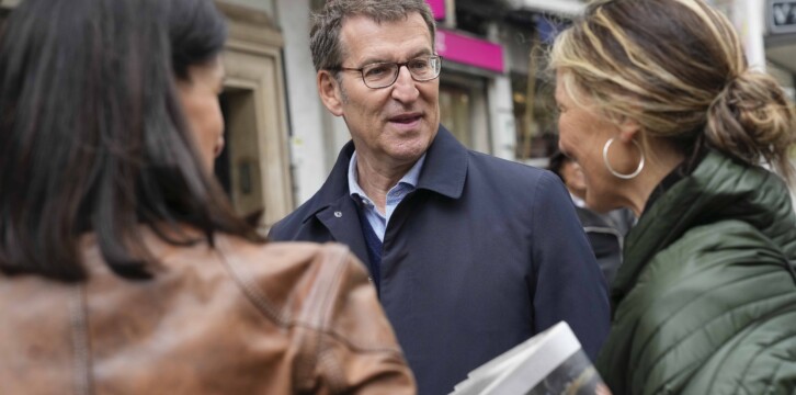 Alberto Núñez Feijóo en Santander junto a Gema Igual