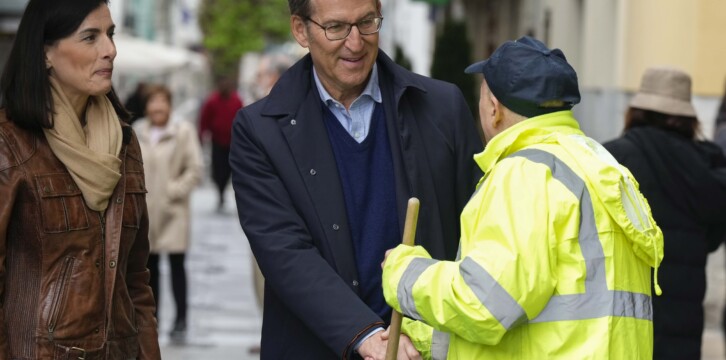 Alberto Núñez Feijóo en Santander junto a Gema Igual