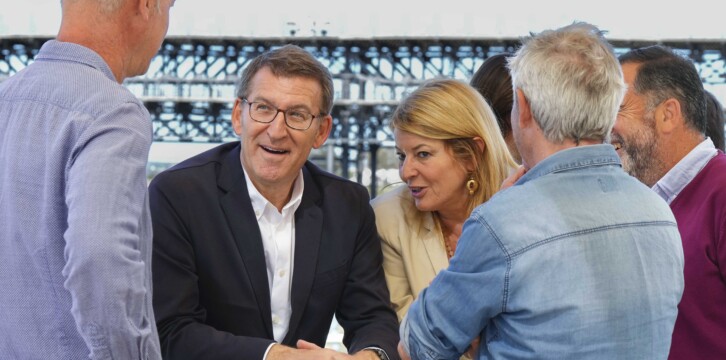 Alberto Núñez Feijóo en Huelva