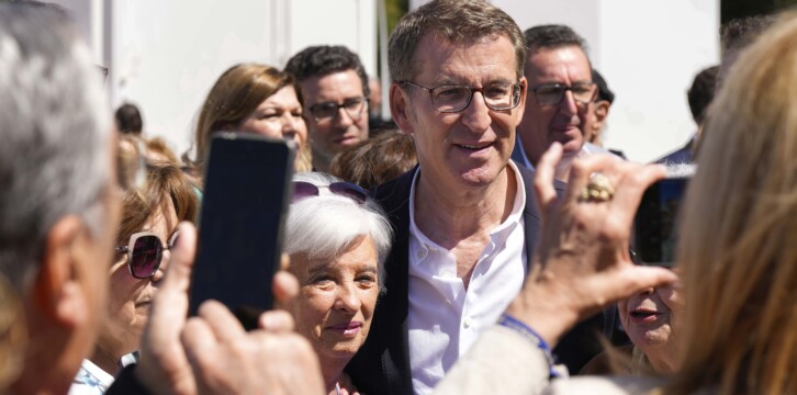 Alberto Núñez Feijóo en Huelva