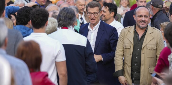 Alberto Núñez Feijóo en Castelldefels