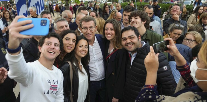 Alberto Núñez Feijóo en Castelldefels