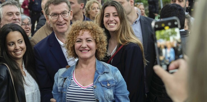 Alberto Núñez Feijóo en Castelldefels