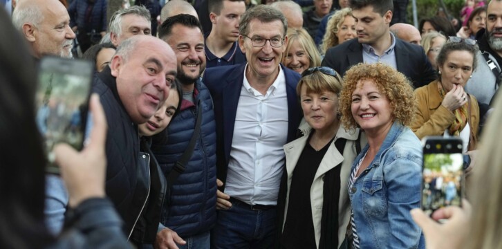 Alberto Núñez Feijóo en Castelldefels