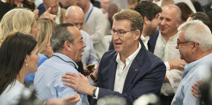 Alberto Núñez Feijóo en Murcia