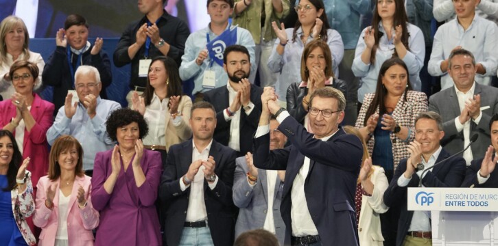 Alberto Núñez Feijóo en Murcia