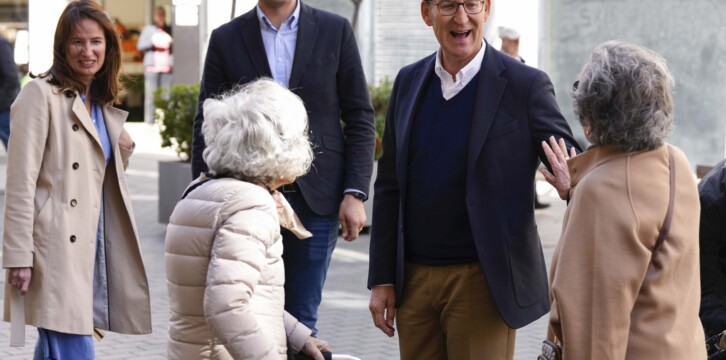 Alberto Núñez Feijóo visita Tudela
