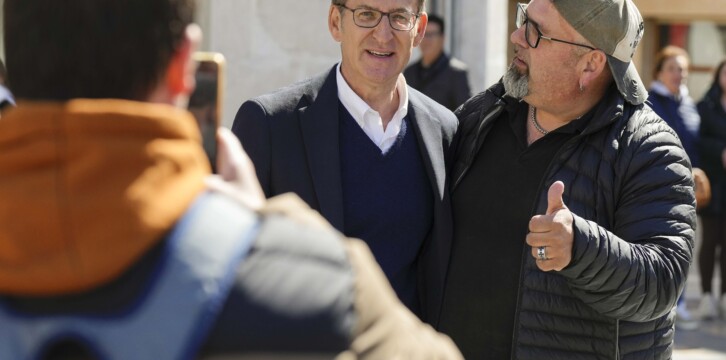 Alberto Núñez Feijóo visita Tudela