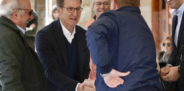 Alberto Núñez Feijóo visita Tudela