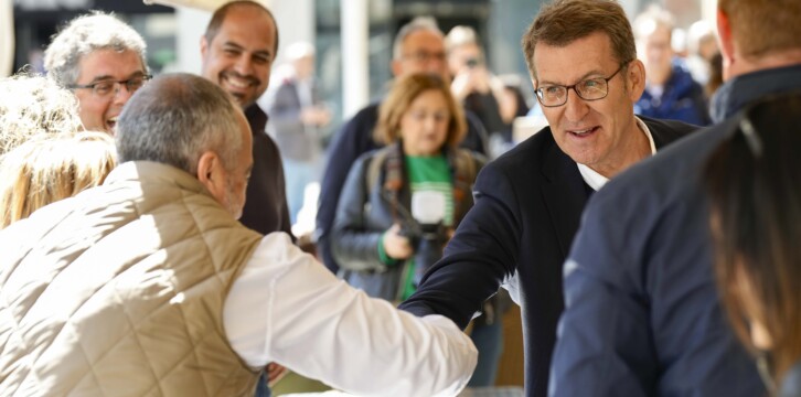 Alberto Núñez Feijóo visita Tudela