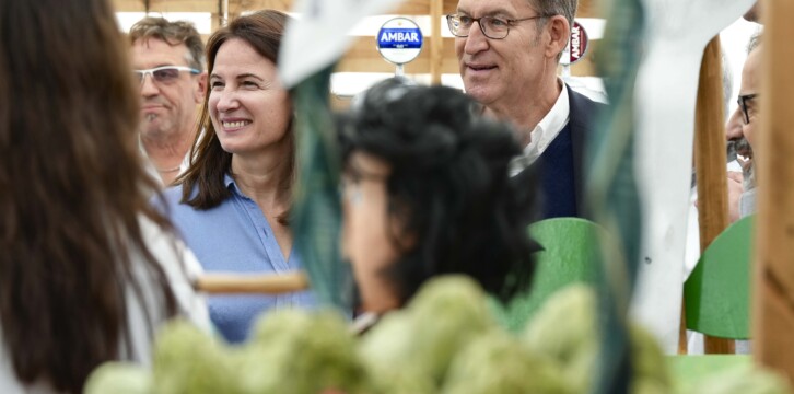 Alberto Núñez Feijóo visita Tudela
