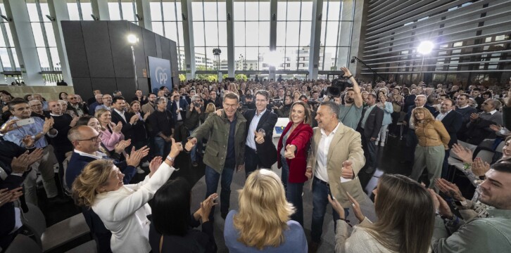 Alberto Núñez Feijóo acto Logroño
