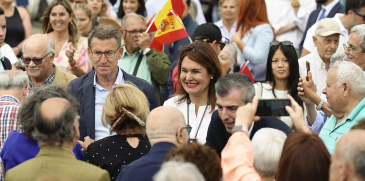 Alberto Núñez Feijóo en Las Palmas de Gran Canaria