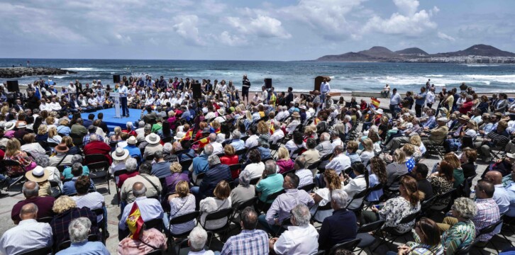 Alberto Núñez Feijóo en Las Palmas de Gran Canaria