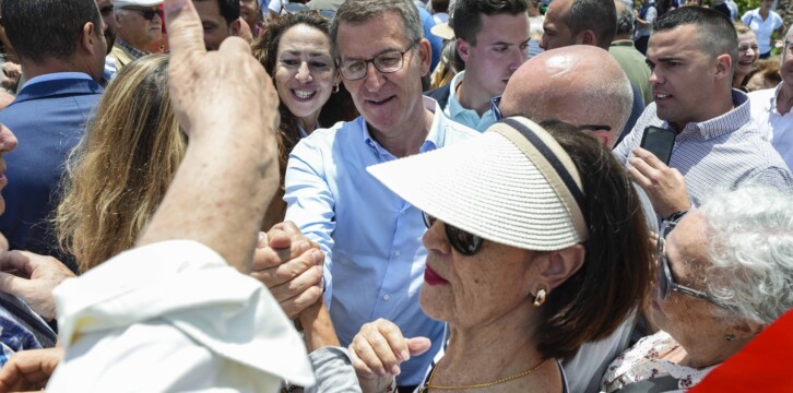 Alberto Núñez Feijóo en Las Palmas de Gran Canaria