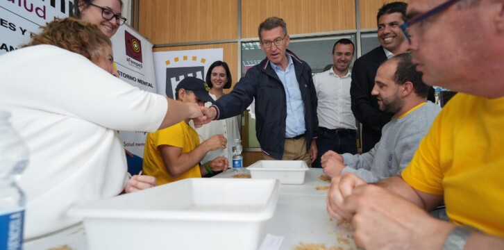 Alberto Núñez Feijóo en Valencia.