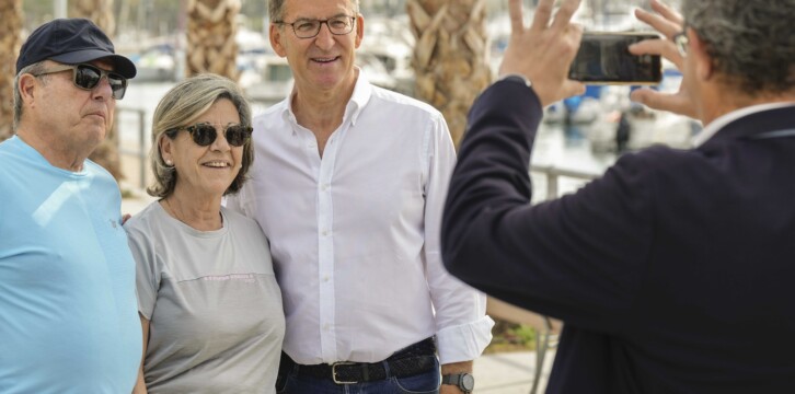 Alberto Núñez Feijóo en Alicante.