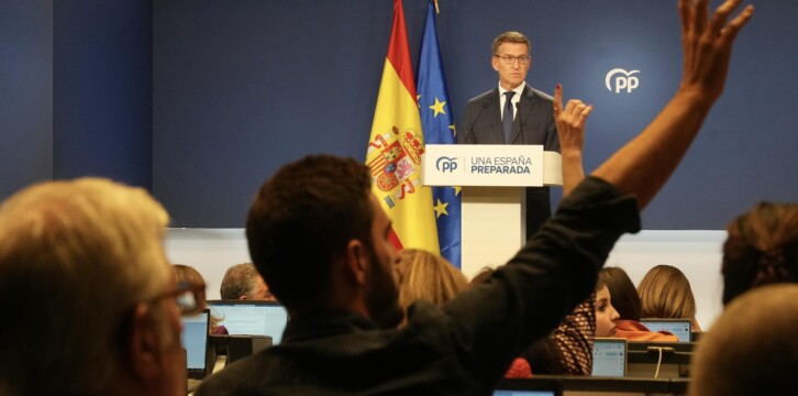 Rueda de prensa de Alberto Núñez Feijóo