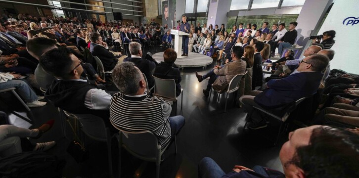 Alberto Núñez Feijóo acto Logroño