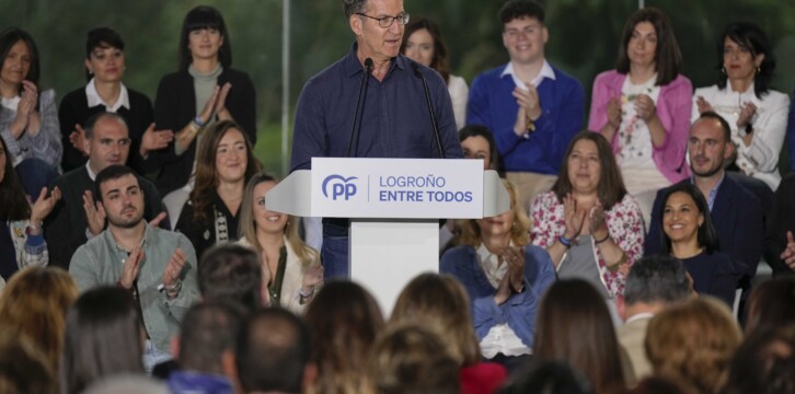 Alberto Núñez Feijóo acto Logroño