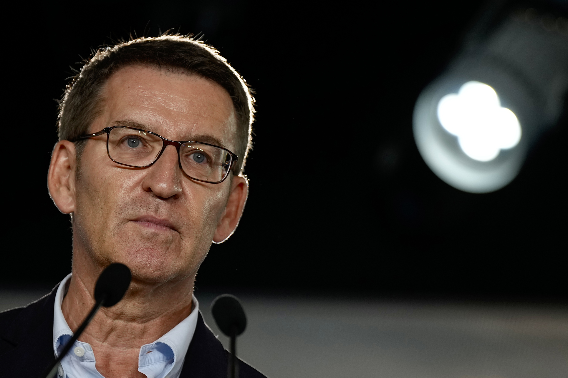 Alberto Núñez Feijóo en un acto sectorial sobre economía en Barcelona