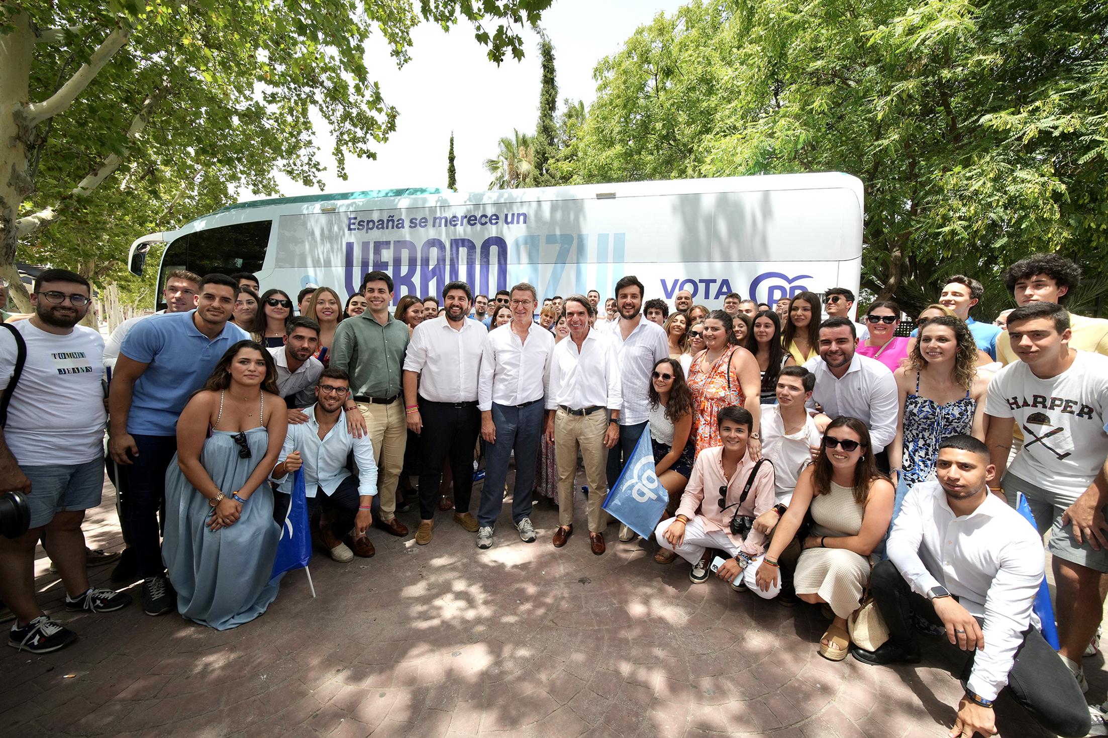 Alberto Núñez Feijóo en un acto en Murcia