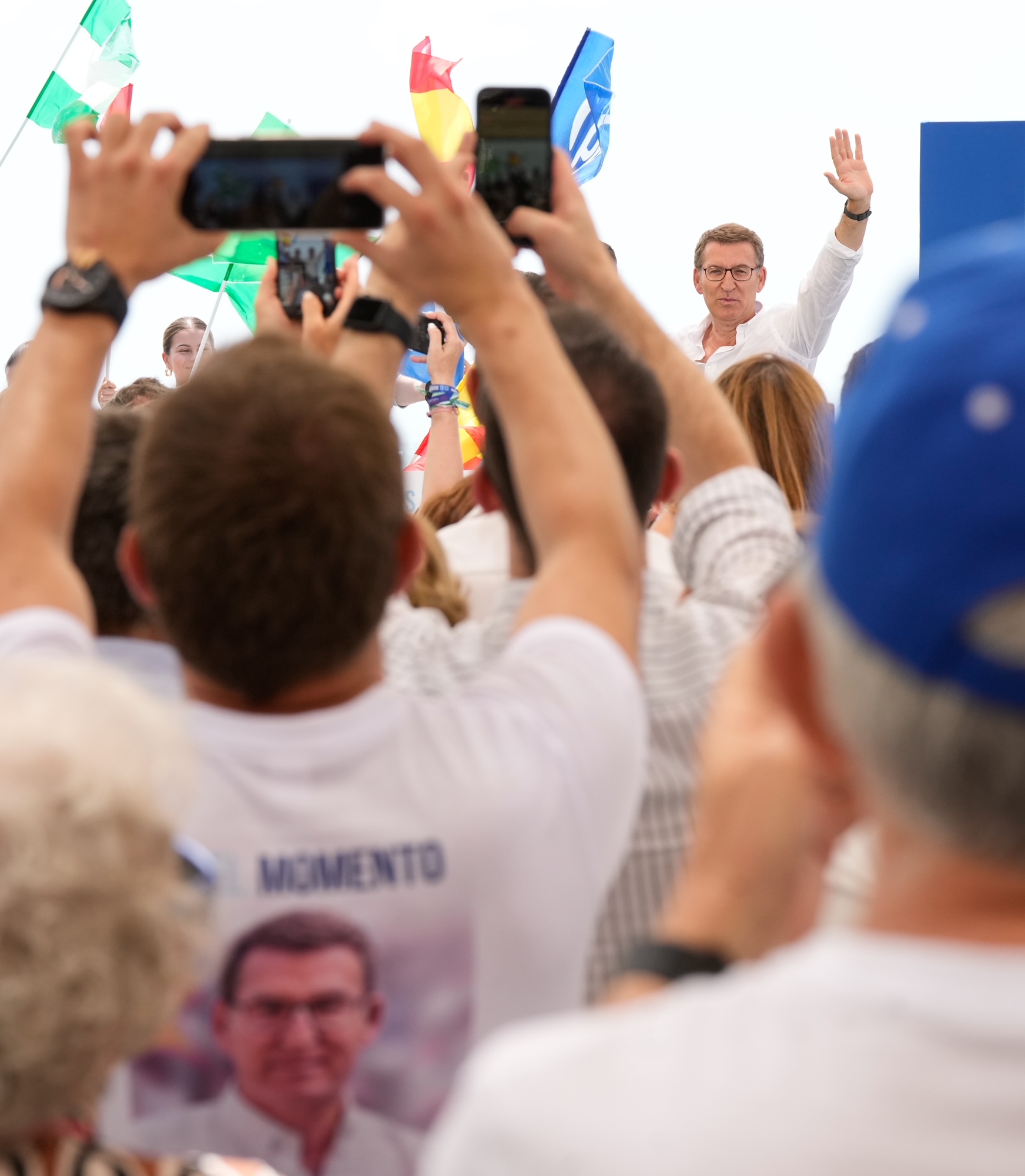 Alberto Núñez Feijóo en un acto en Málaga