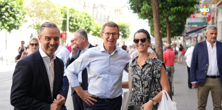 Alberto Núñez Feijóo en Sevilla