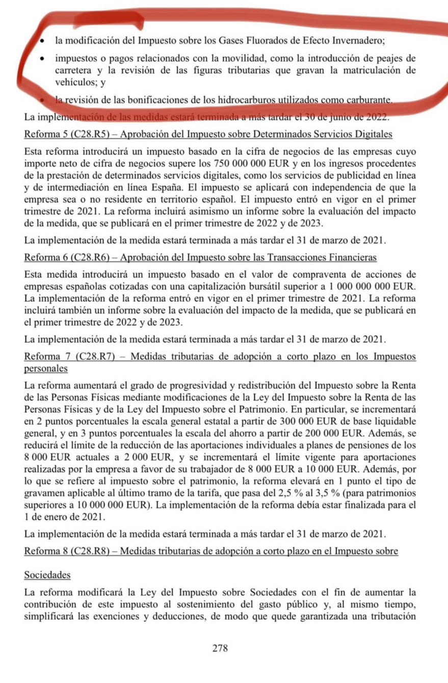 Medidas sobre pagos por el uso de las autovías en 2024
