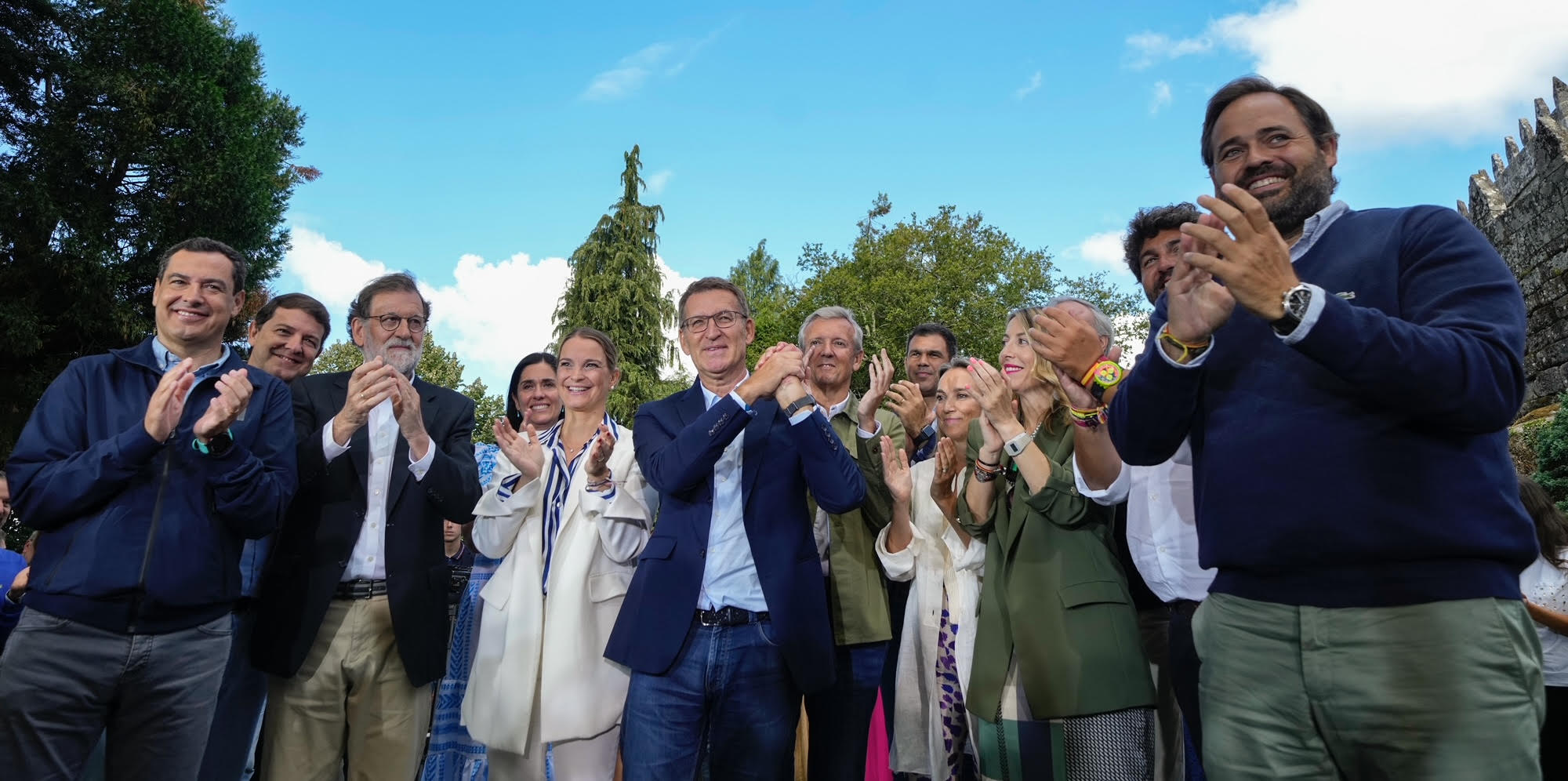 Alberto Núñez Feijóo inaugura el curso político en Soutomaior.