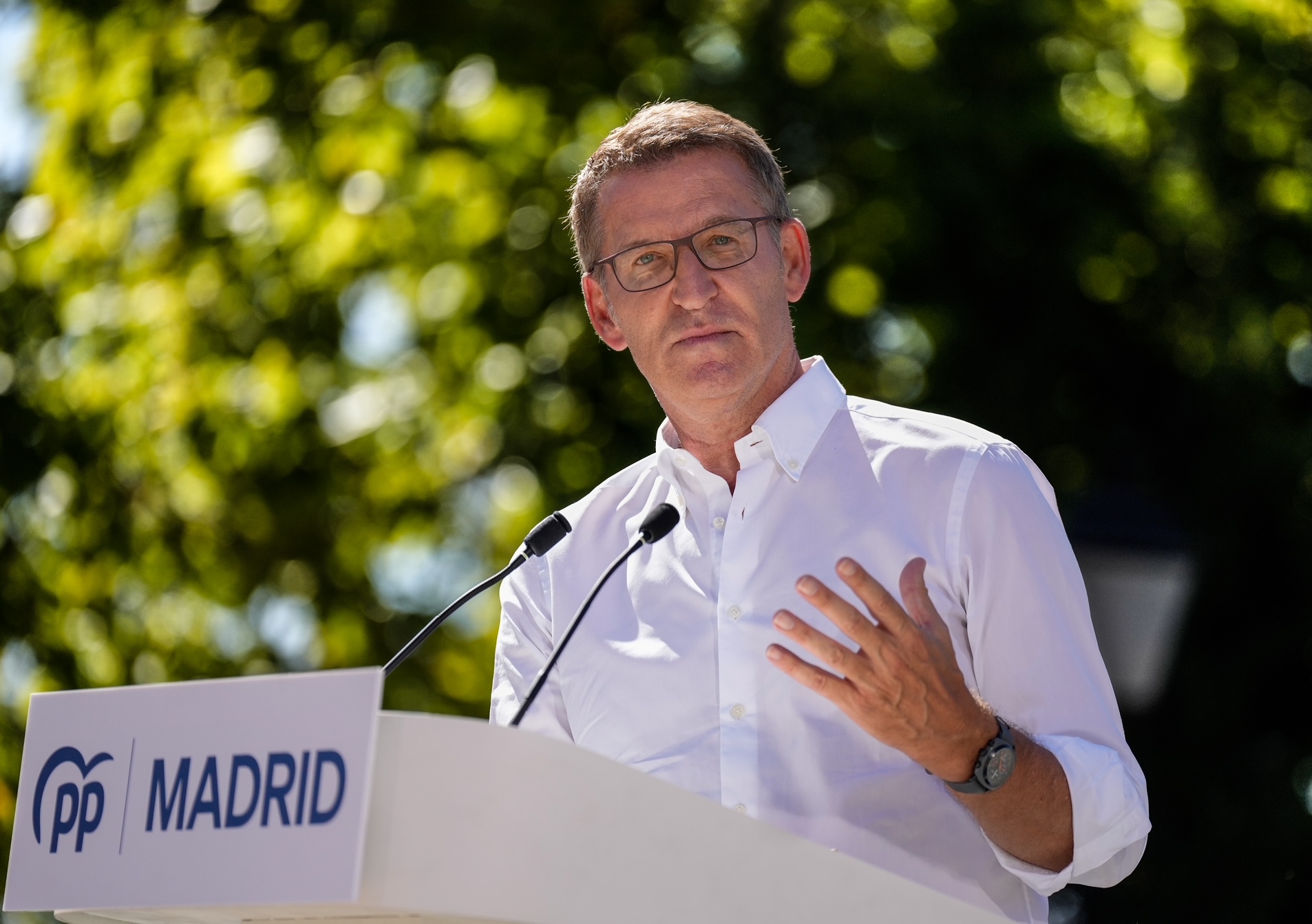 Alberto Núñez Feijóo en el inicio del curso político del PP de Madrid