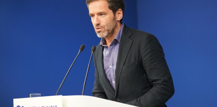 Rueda de prensa de Borja Sémper