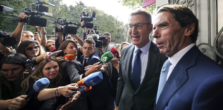 Alberto Núñez Feijóo en la clausura del campus Faes