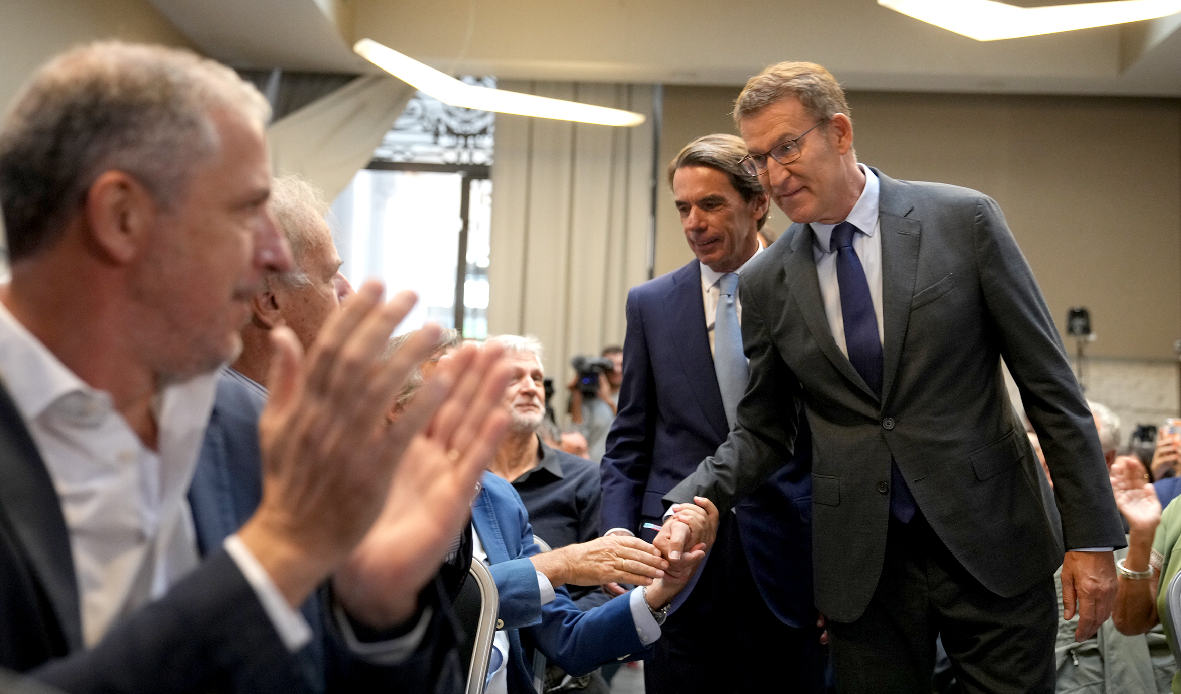 Alberto Núñez Feijóo en la clausura del campus Faes