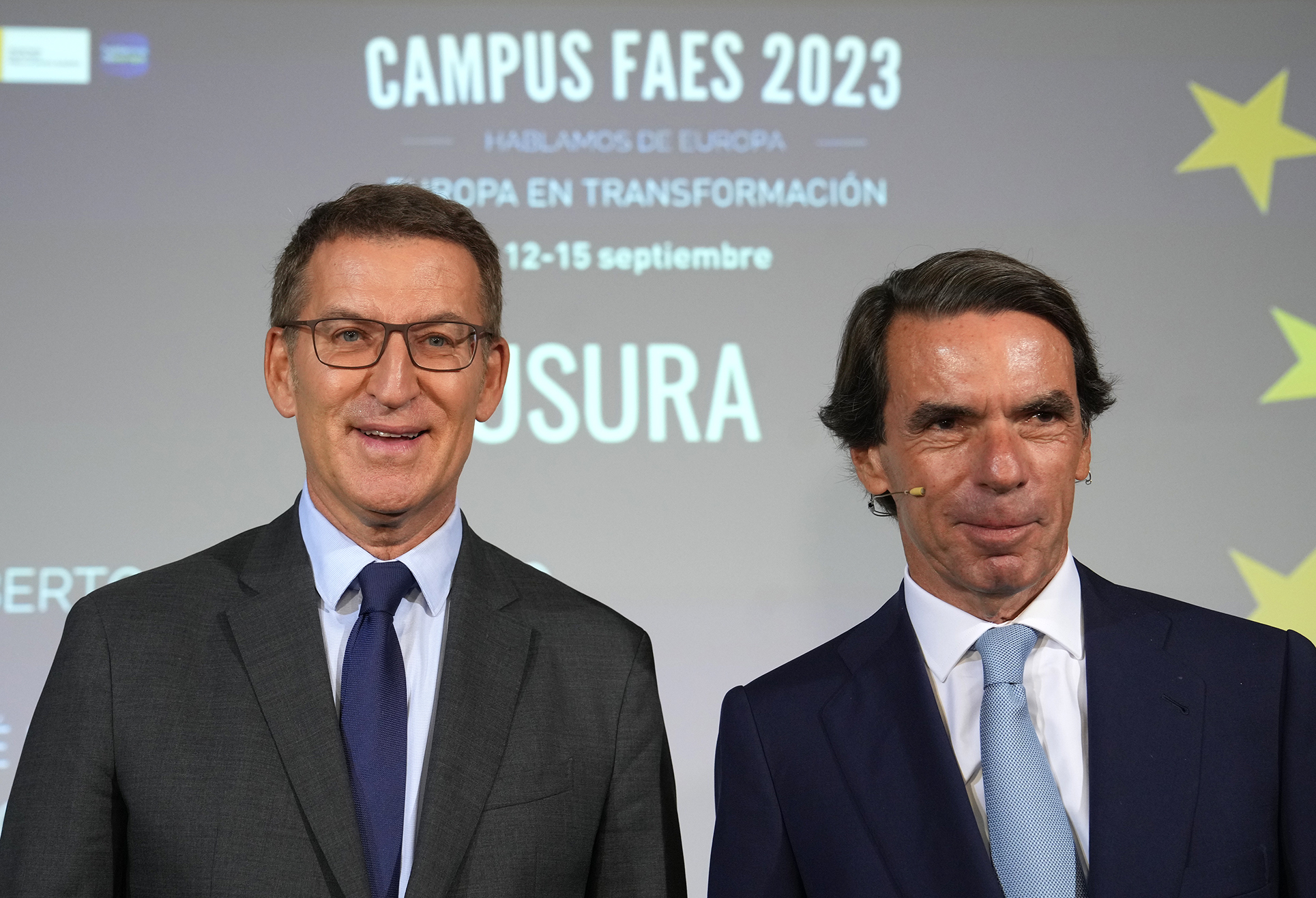 Alberto Núñez Feijóo en la clausura del campus Faes