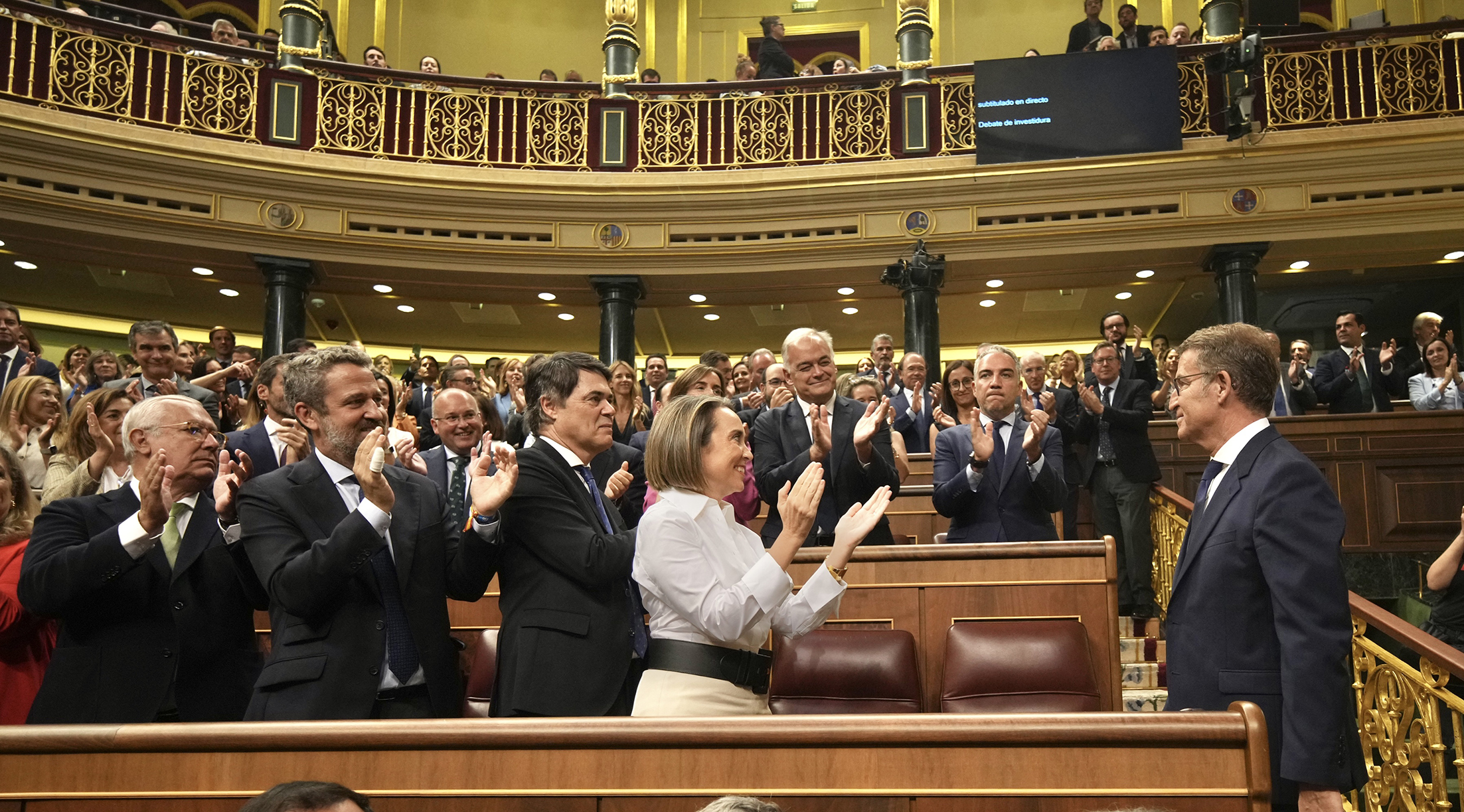 Debate de Investidura en el Congreso de los Diputados