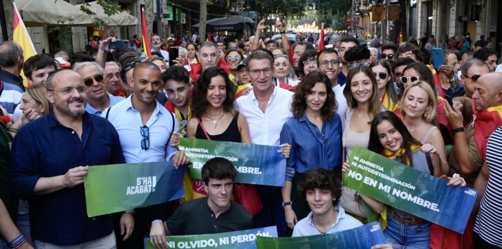 Alberto Núñez Feijóo en Barcelona