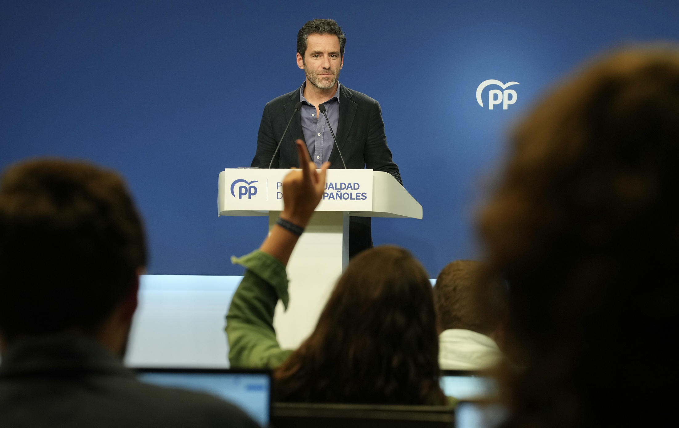 Rueda de prensa de Borja Sémper