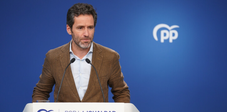 Rueda de prensa de Borja Sémper