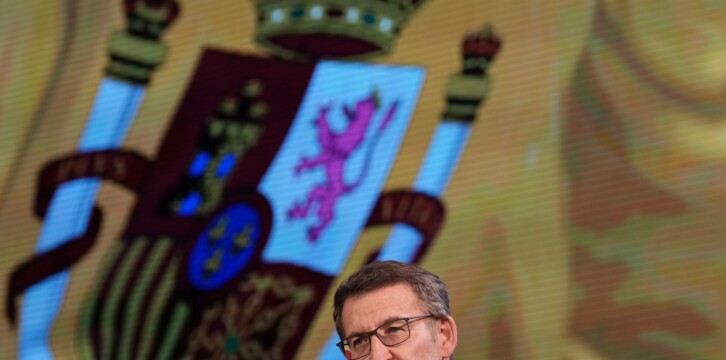 Alberto Núñez Feijóo en el XVIII Congreso del PP de Asturias