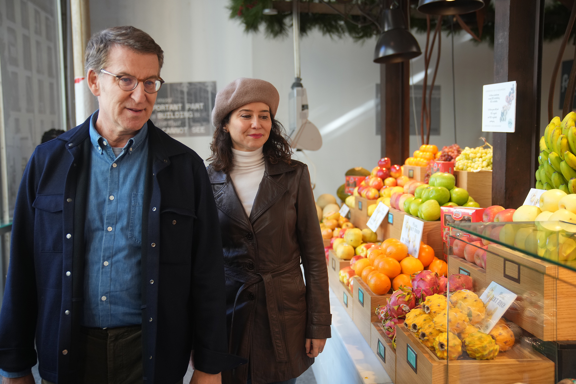 Alberto Núñez Feijóo e Isabel Díaz Ayuso en Madrid